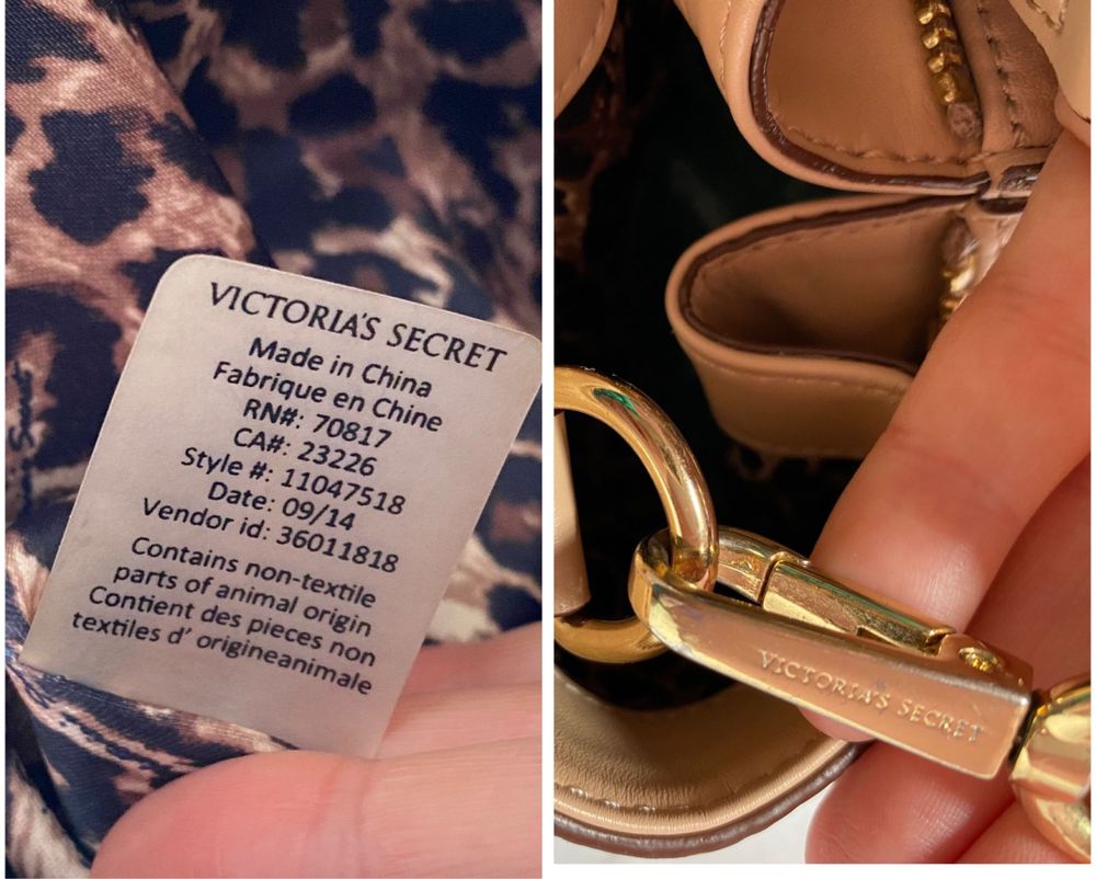 Victoria’s Secret - Mala Bolsa de Mão / Tiracolo Bege Nude (usada)