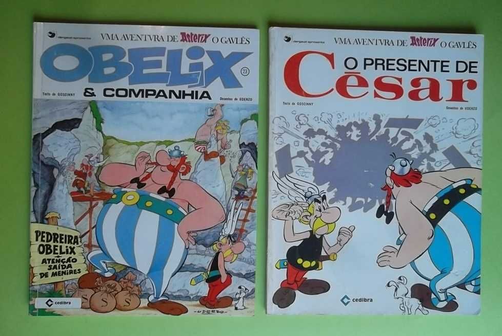 Coleção ASTÉRIX - Editora CEDIBRA - 9 Livros BD