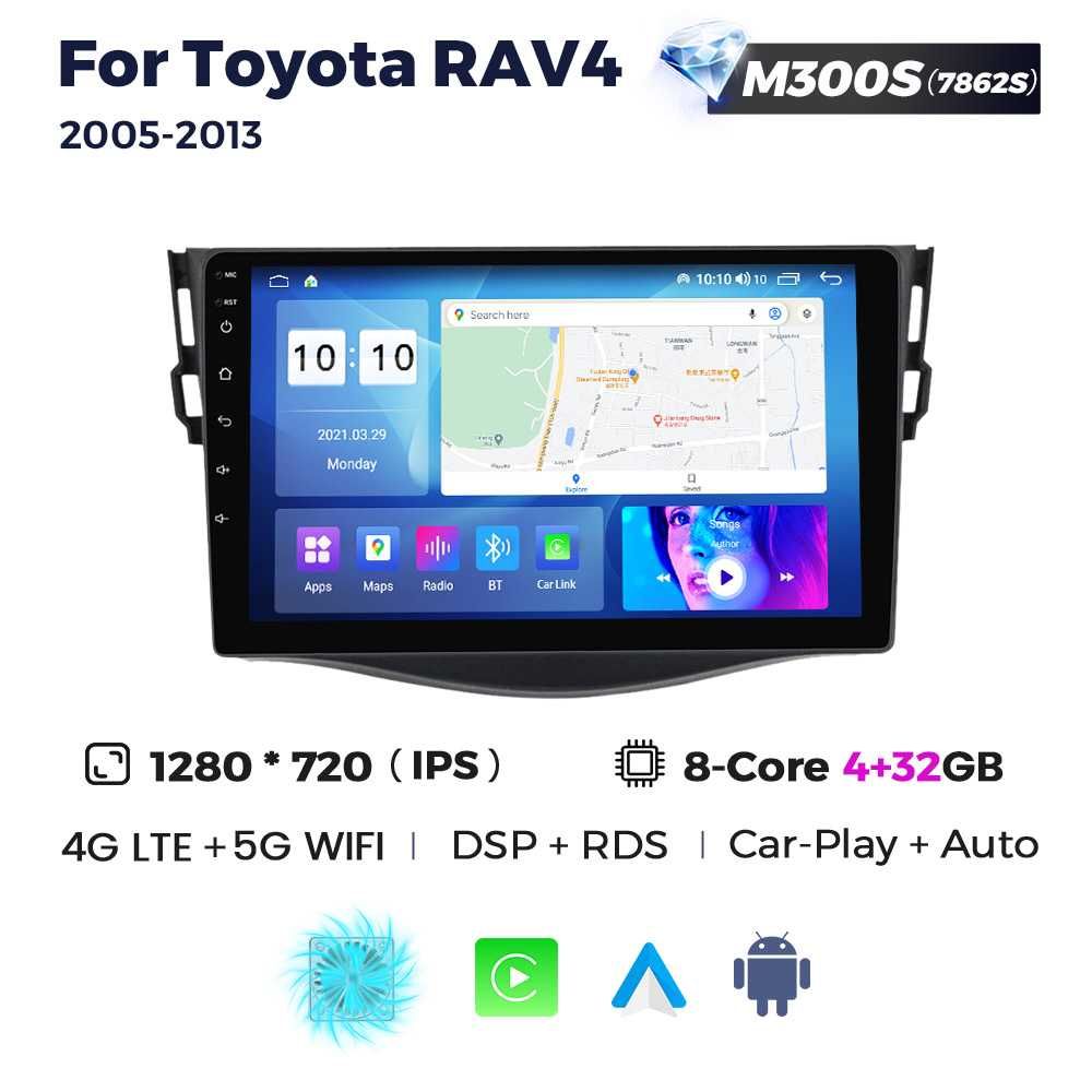 Штатна магнітола Toyota RAV4 2006 - 2012 android GPS навігація DVD