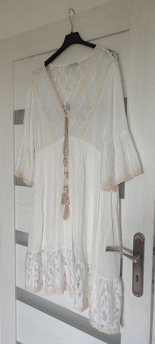 Sukienka plażowa boho plus size