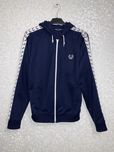 Олимпийка кофта Fred Perry с капюшоном на лампасах