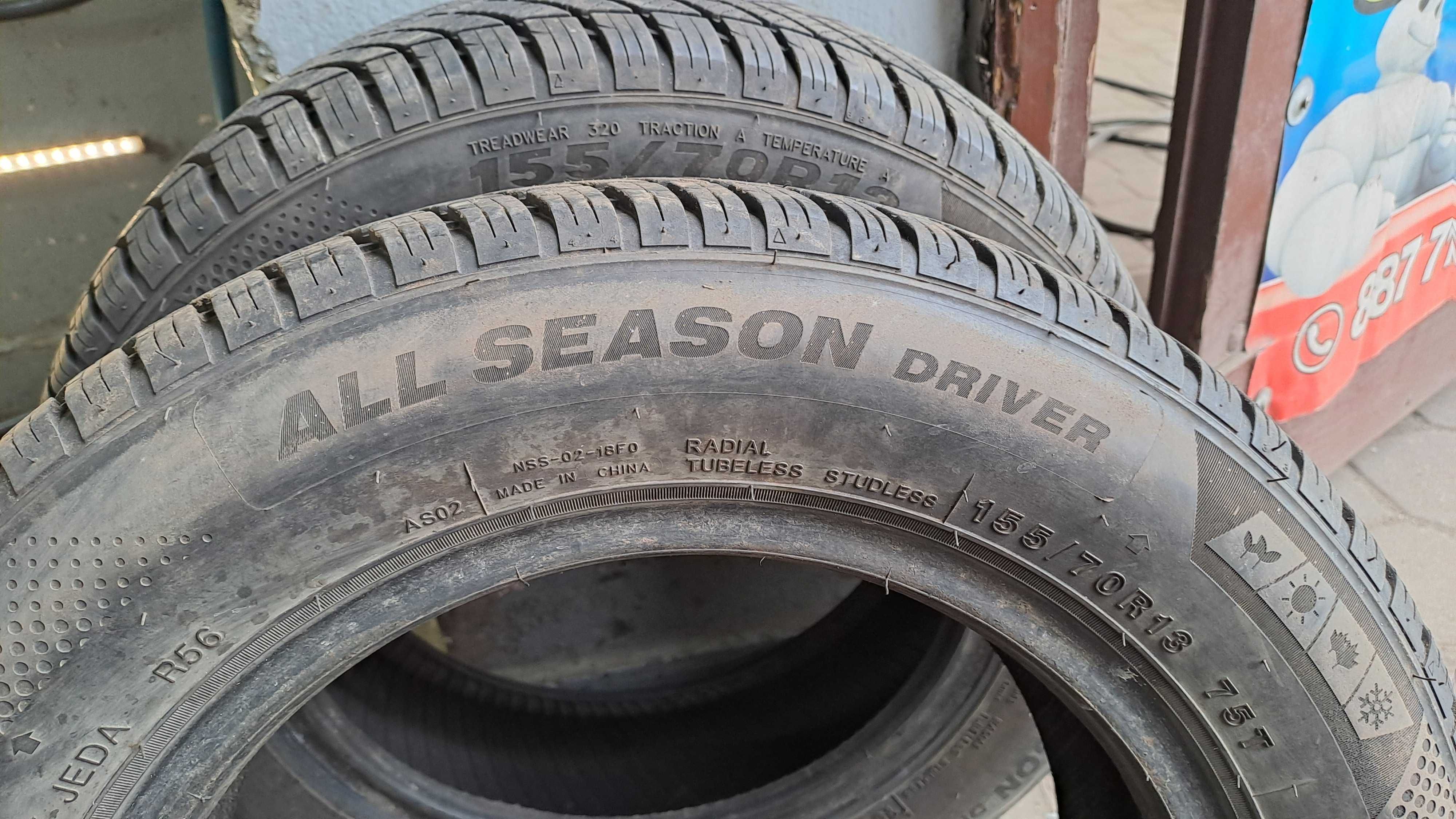 155/70r13 imperial opony caloroczne uzywane 2021r