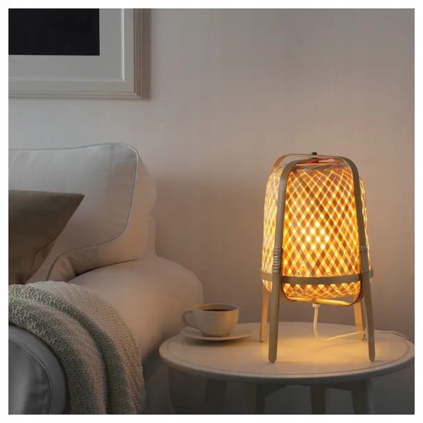 Lampka bambus ikea