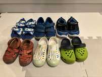 Zestaw buty sandałki klapki Obex Ecco Crocs Native Decathlon roz 24 25