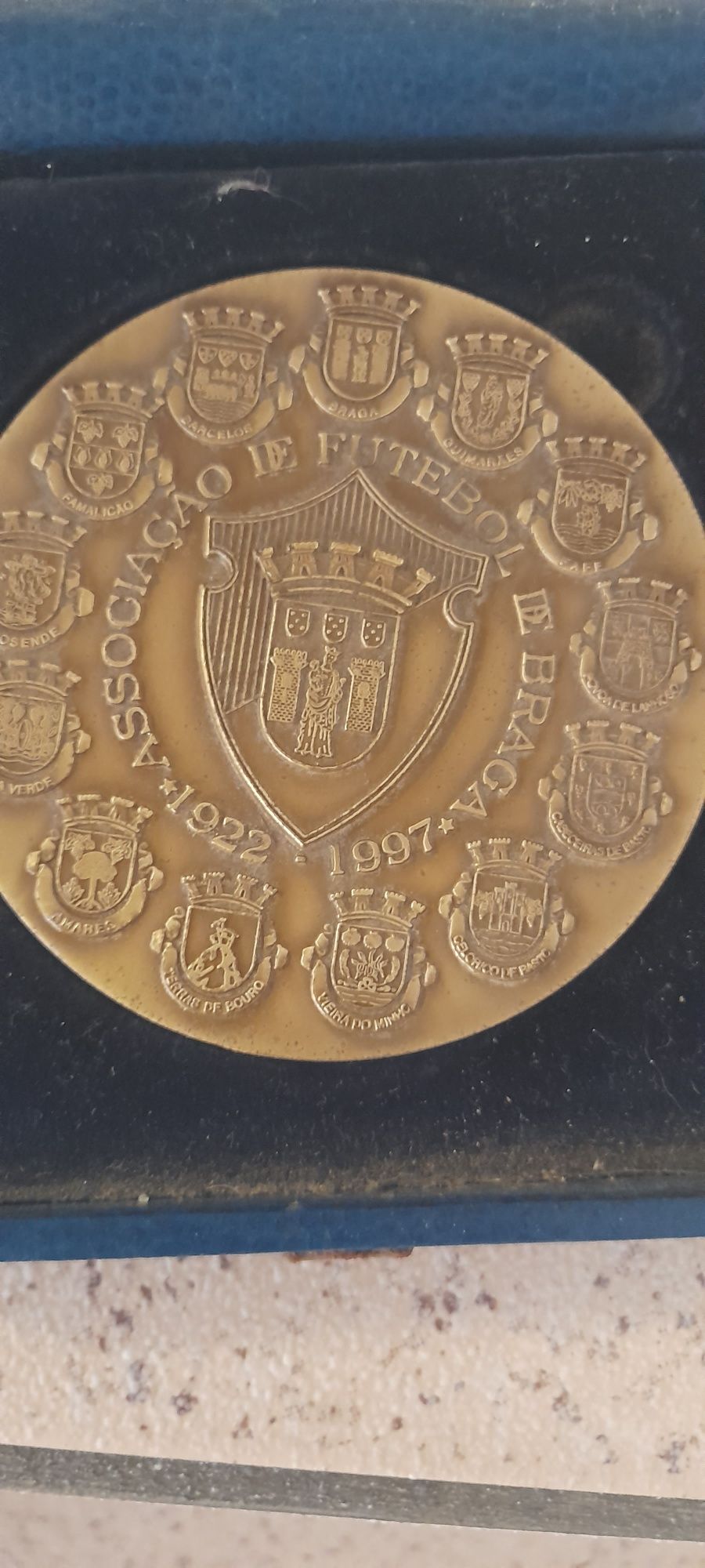 Medalha associação futebol de Braga