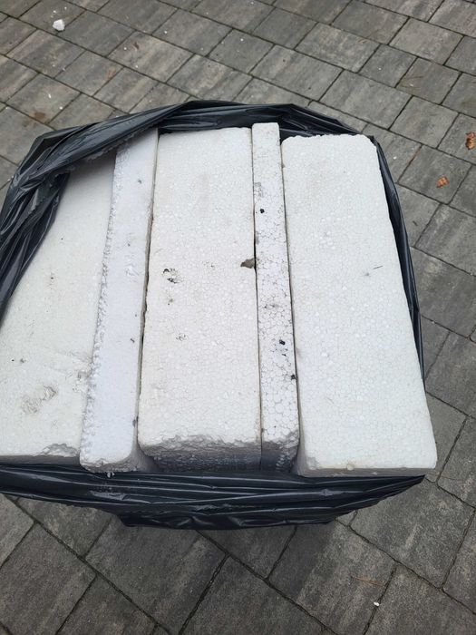 Styropian pozostałści po remoncie około 1 m różne grubości