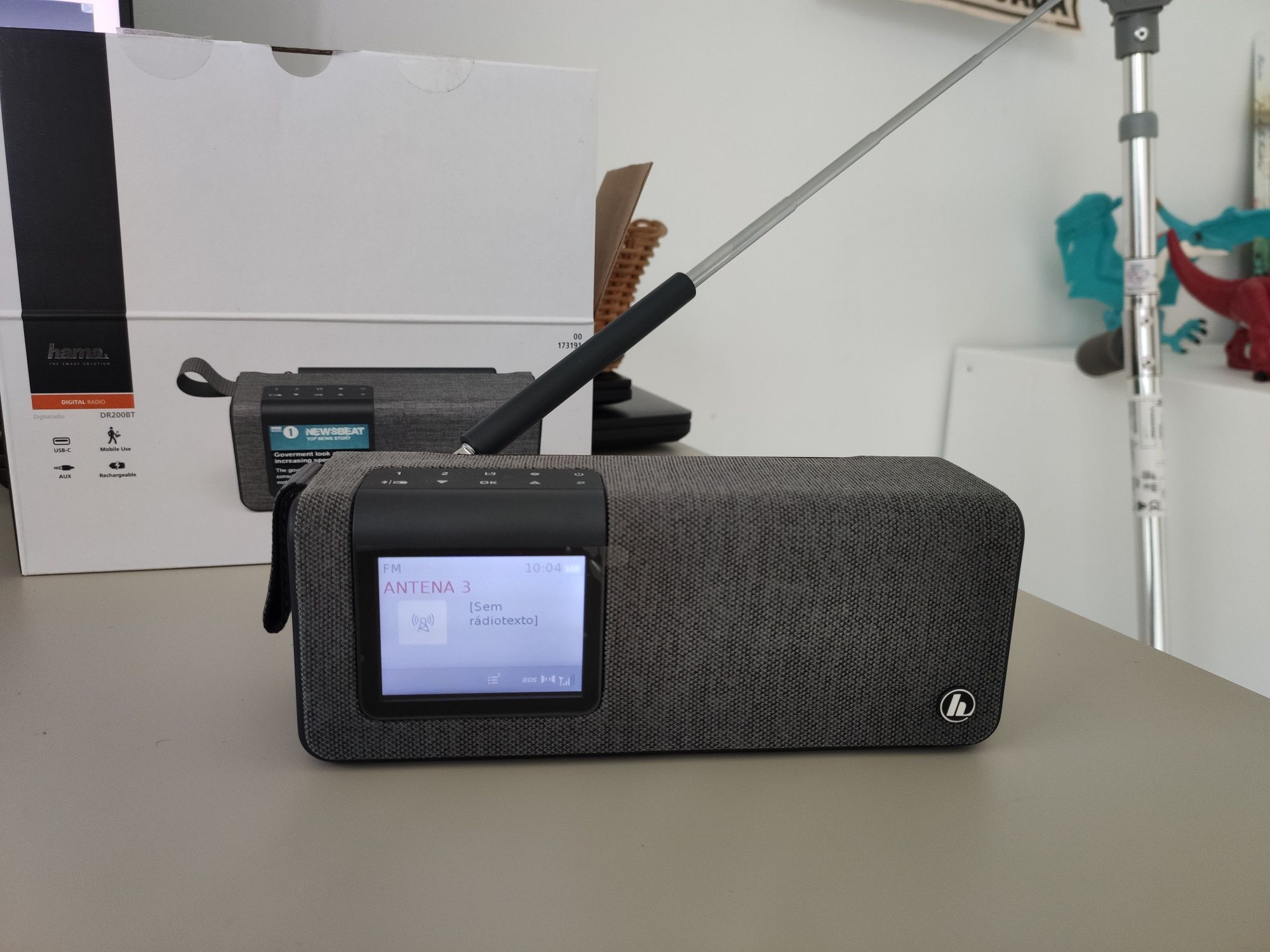 Rádio e coluna bt Hama