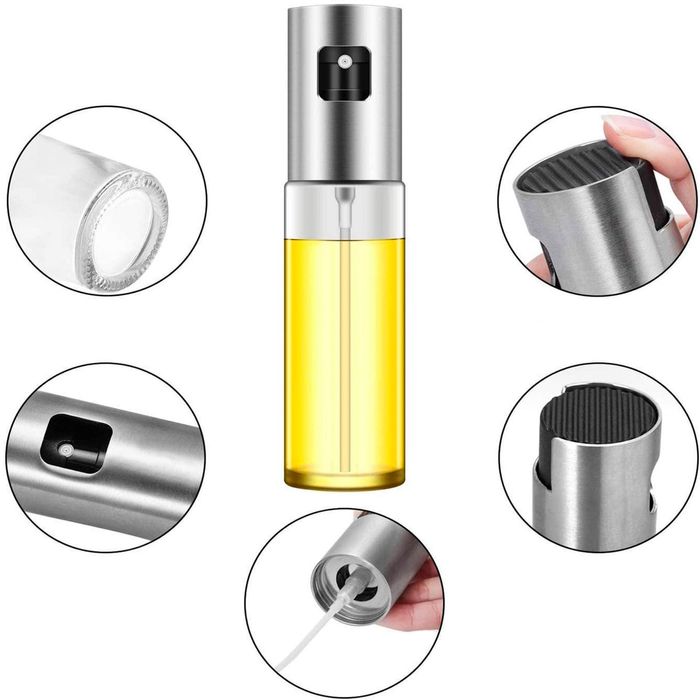 Розпилювач для олії та оцту OIL BOTTLE 100 мл / Скляний спрей для олії