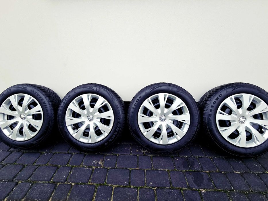 Koła zimowe 4x108 R15 185/65 Peugeot 208 Opony Firestone Winterhawk 4