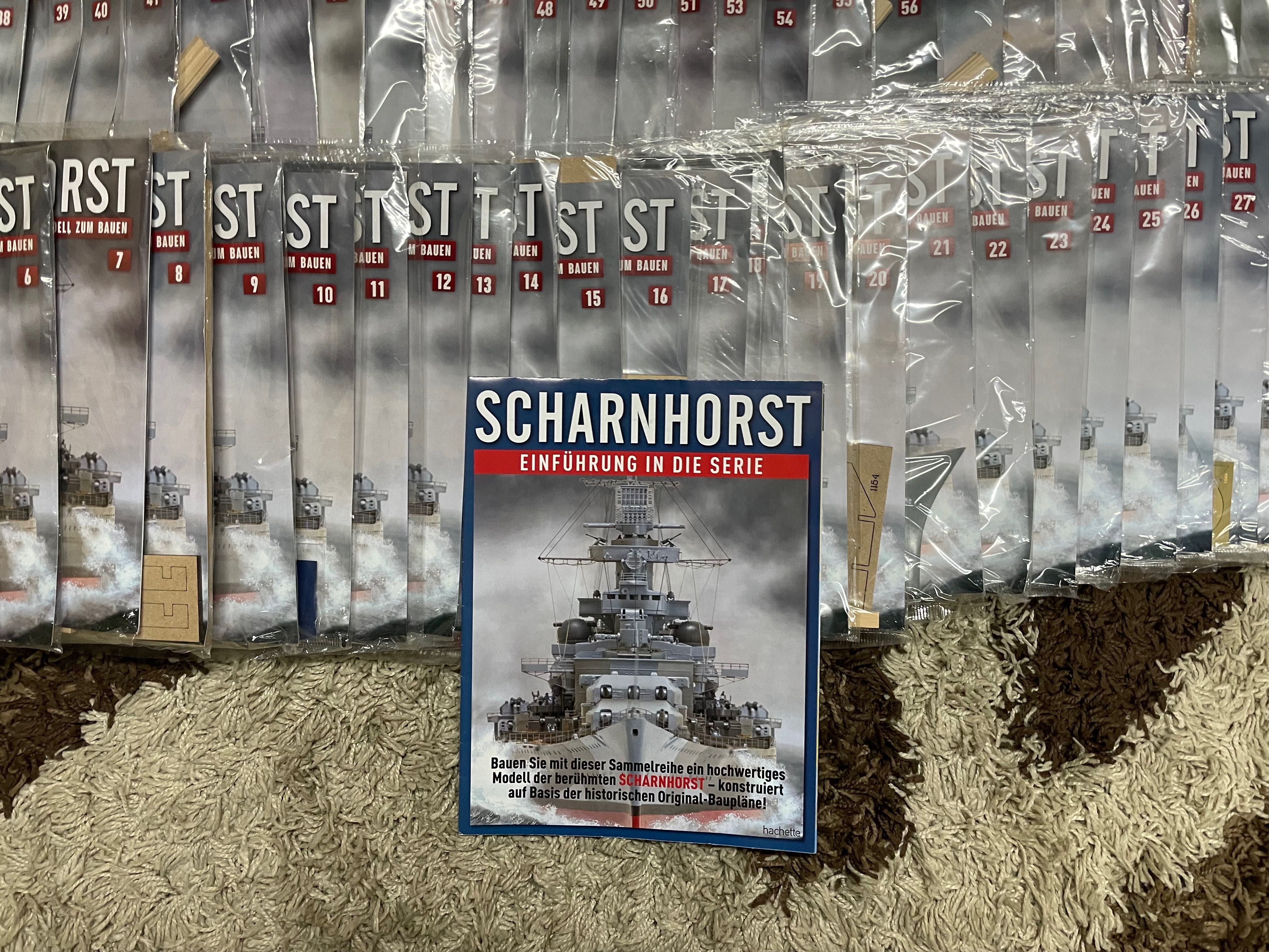 Scharnhorst Hachette 1-140 Komplet