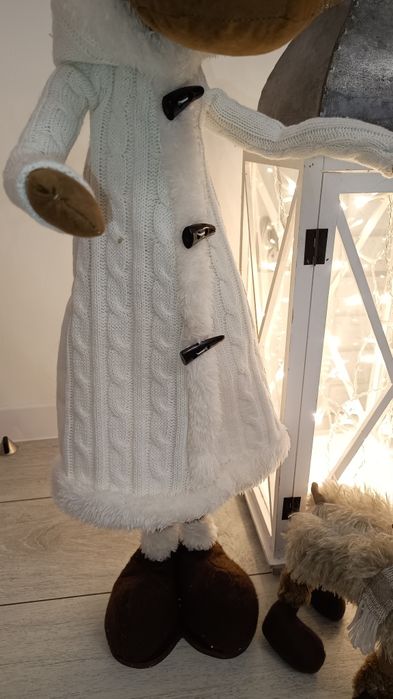 Dekoracja dwa renifery wys 90cm