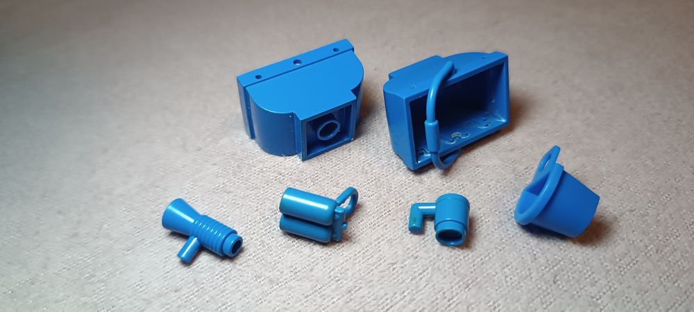 LEGO kubek butla pojemnik niebieski