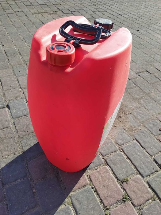 Beczka/  kanister baniak 60kg czerwone/niebieskie z UN