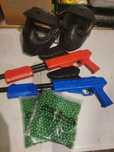 conjunto completo de paintball para crianças