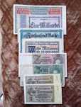 Banknoty niemieckie marki.
