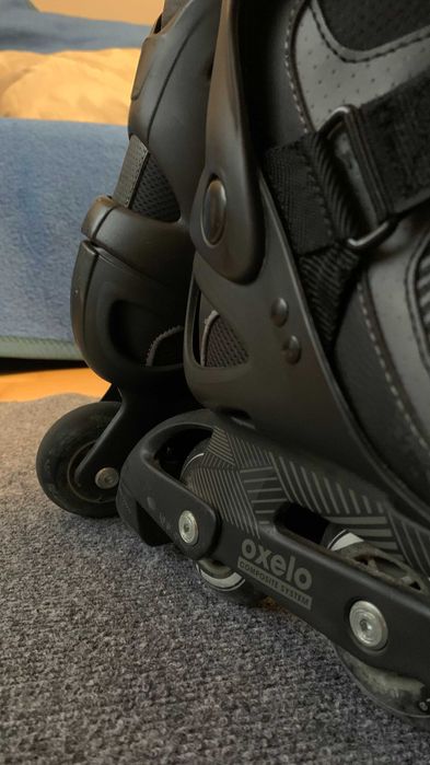Patins em linha OXELO (tamanho 44) - Ótimo estado