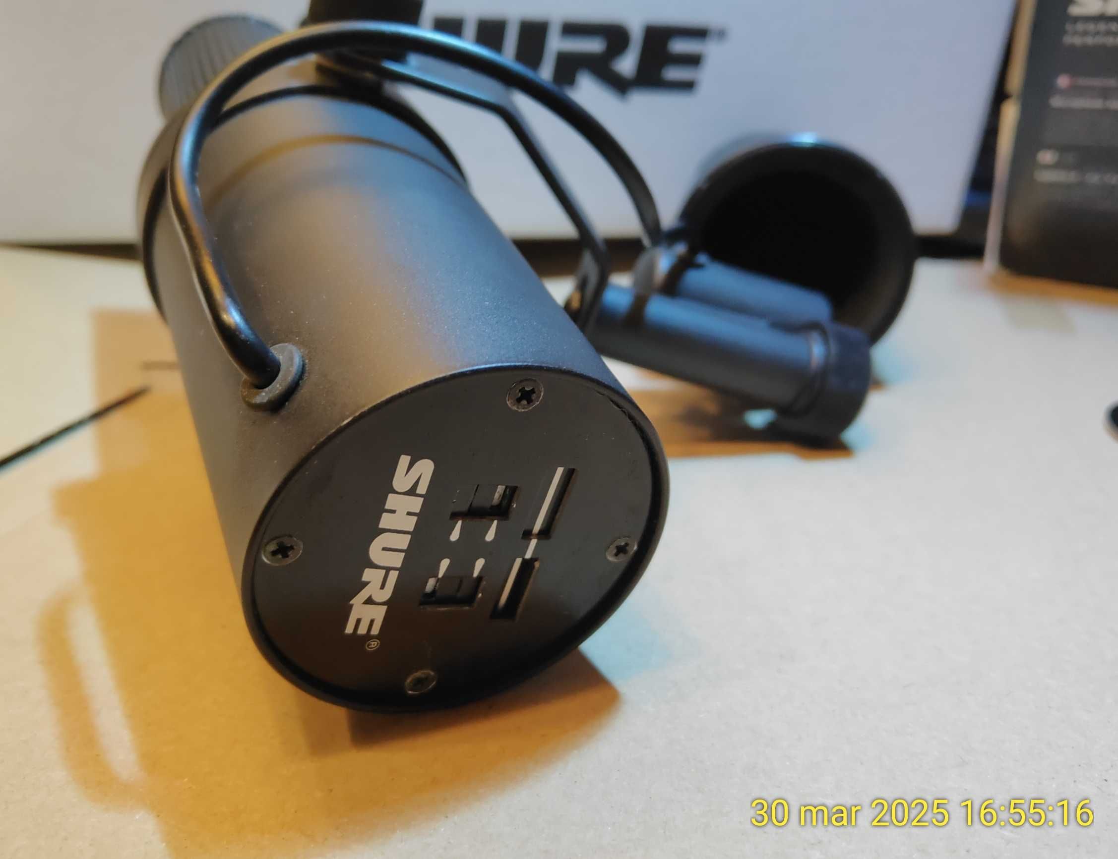 SHURE SM7B - ORYGINAŁ! - mikrofon dynamiczny - zamienię, sprzedam.
