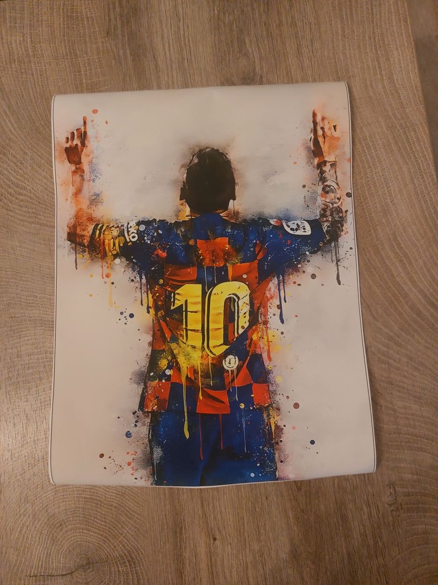 Plakat na płótnie Messi