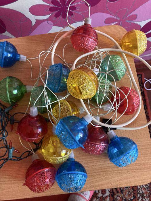 Гірлянда новорічна СССР