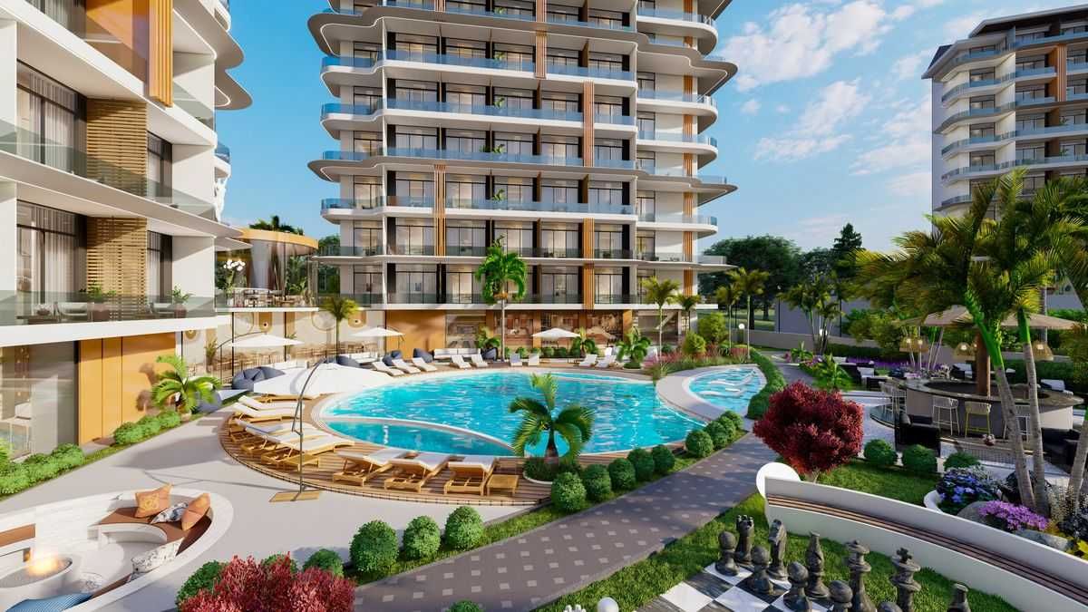 Недорогие апартаменты от застройщика, район Паяллар,Алания,Турция