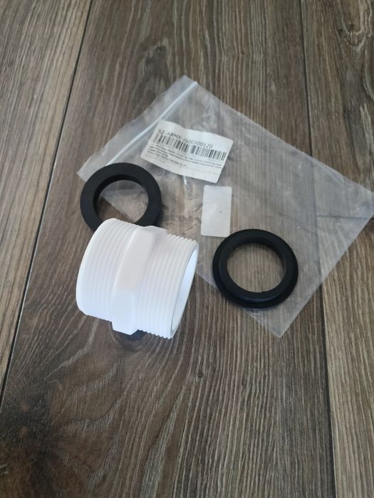 Złaczka Adapter węża rury basenowej 38mm z gwintem 60mm IInex