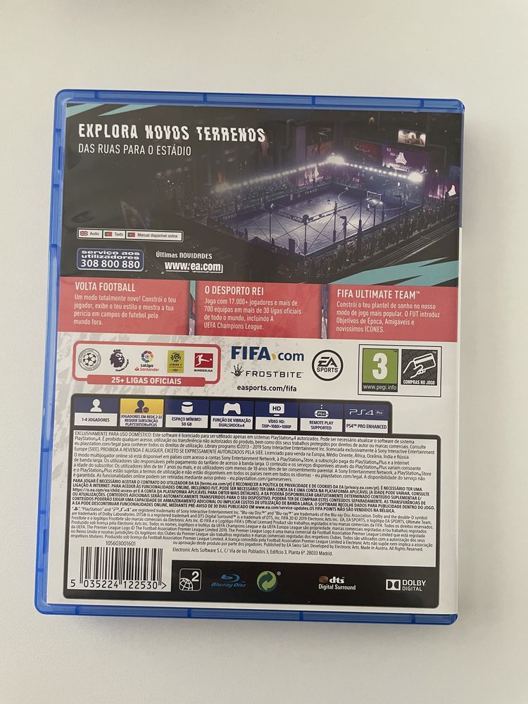 Jogo FIFA 20 PS4