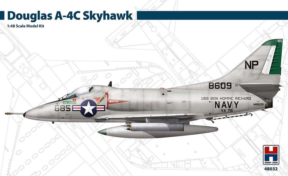 Hobby 2000 Douglas A-4C Skyhawk 1/48 model do sklejania 48032