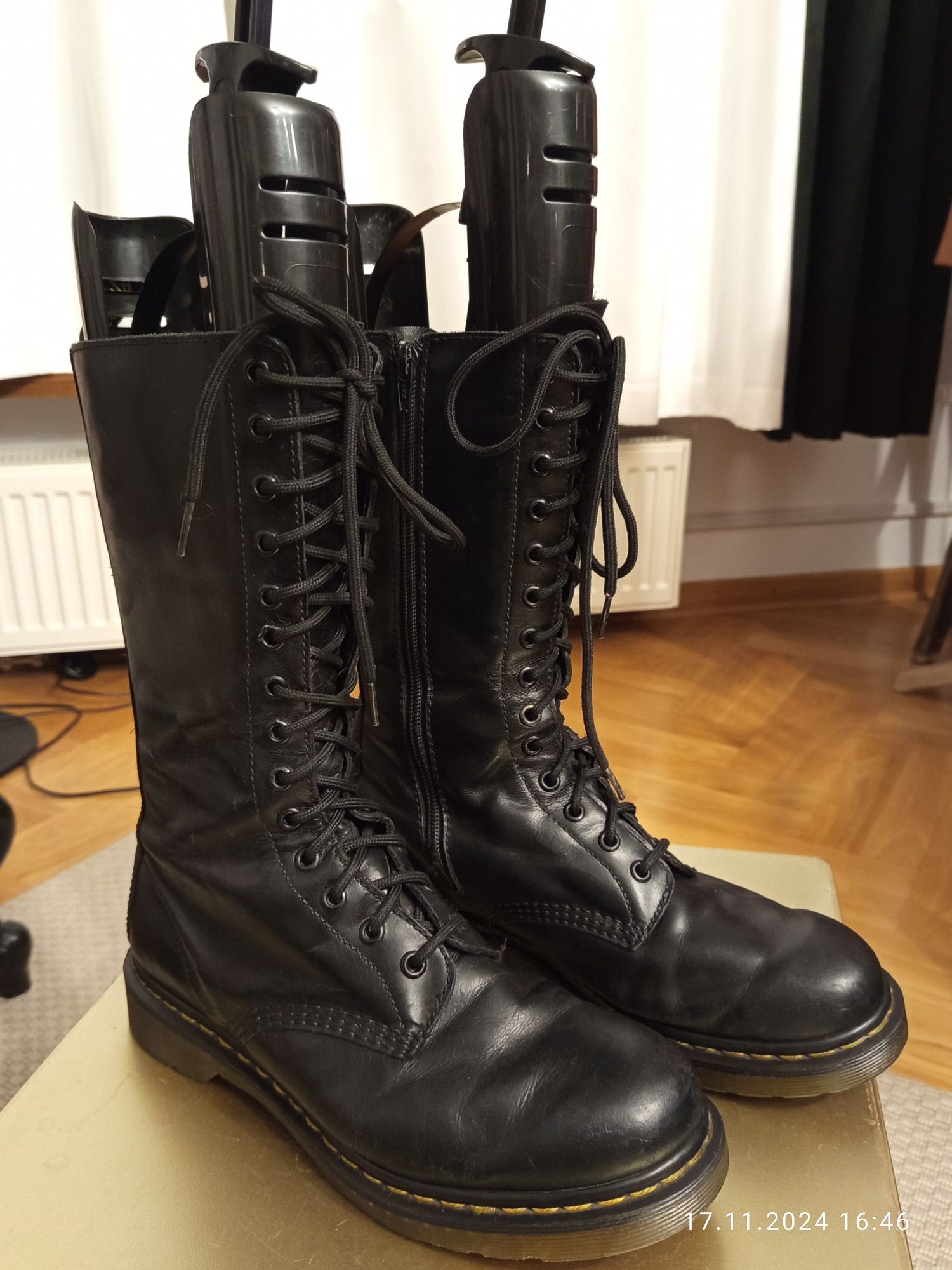 Buty skórzane Dr. Martens 1899, czarne, rozmiar 40 przecena