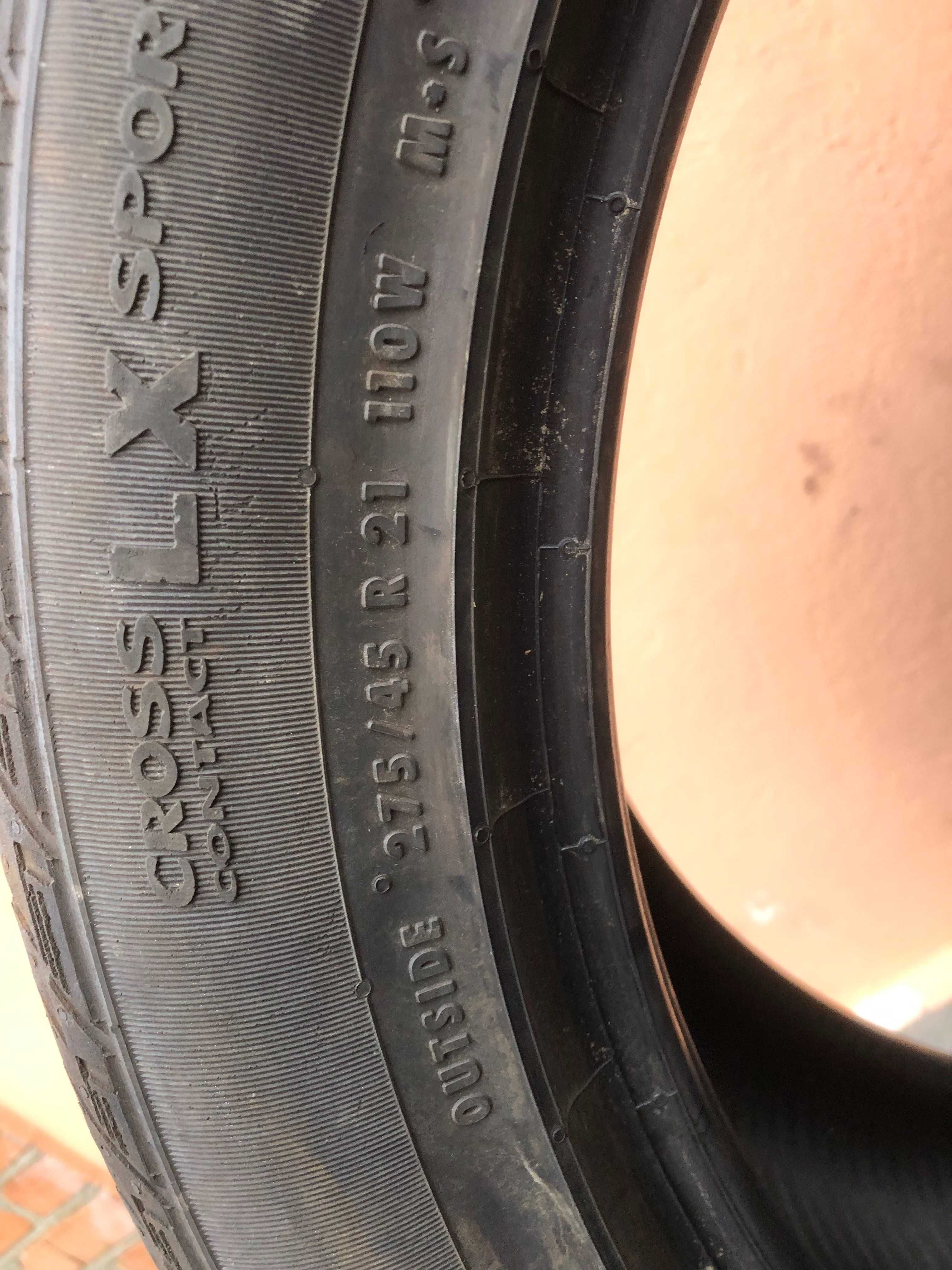 Шини CONTINENTAL 275/45 R21, CrossContact LX Sport, всесезонна резина