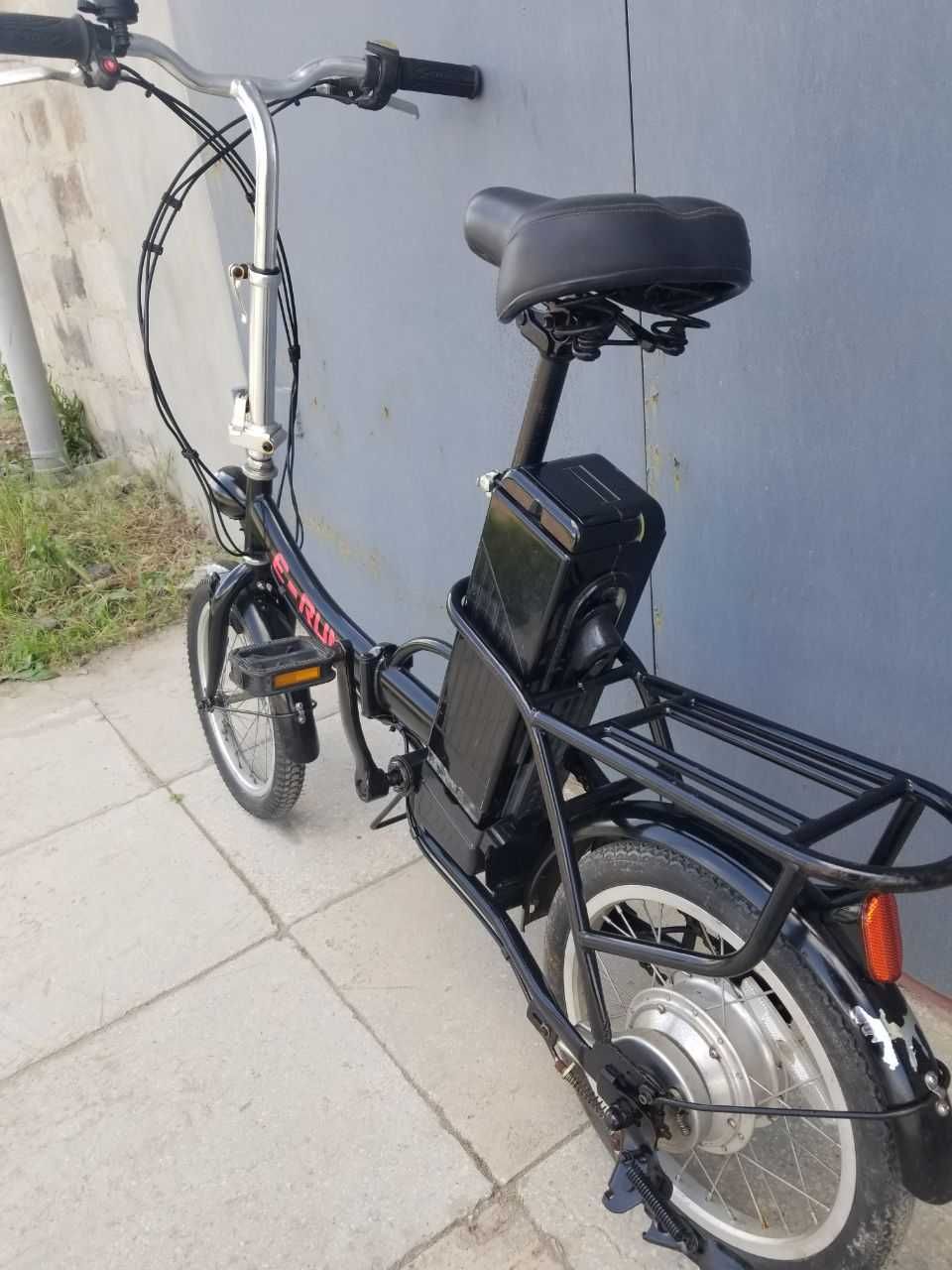 Электровелосипед раскладной из Германии/есть ручка газа