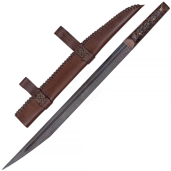 Seax of Beagnoth - inkrustowany złotem i srebrem. edycja limitowana