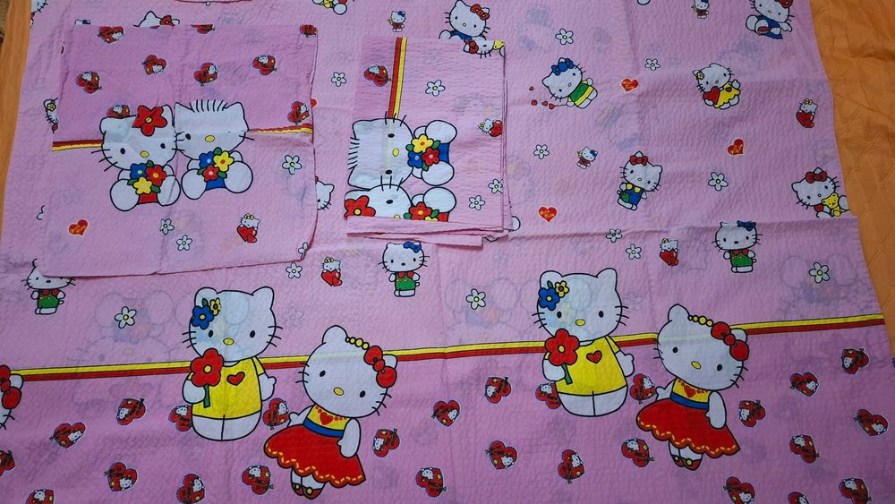 Постіль жатка в дитяче ліжко, для дівчинки, 135×95