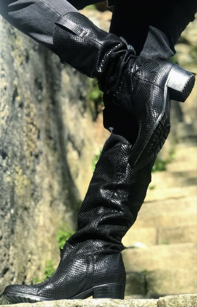 Botas Texanas em pele