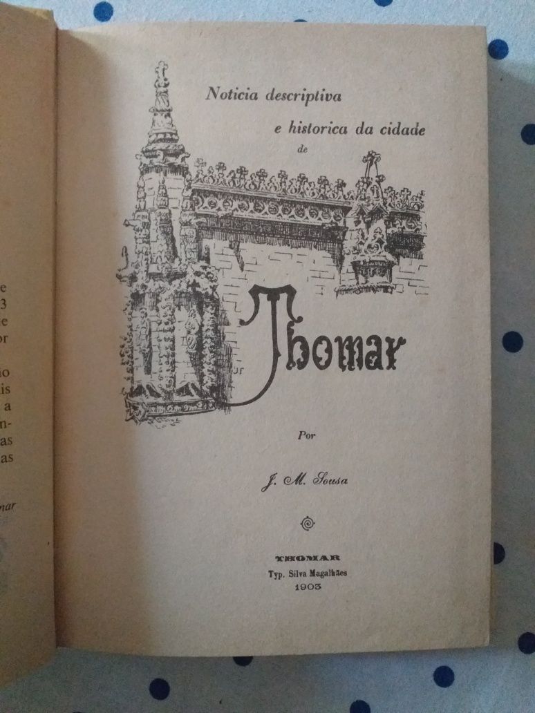 Livro sobre cidade de Tomar