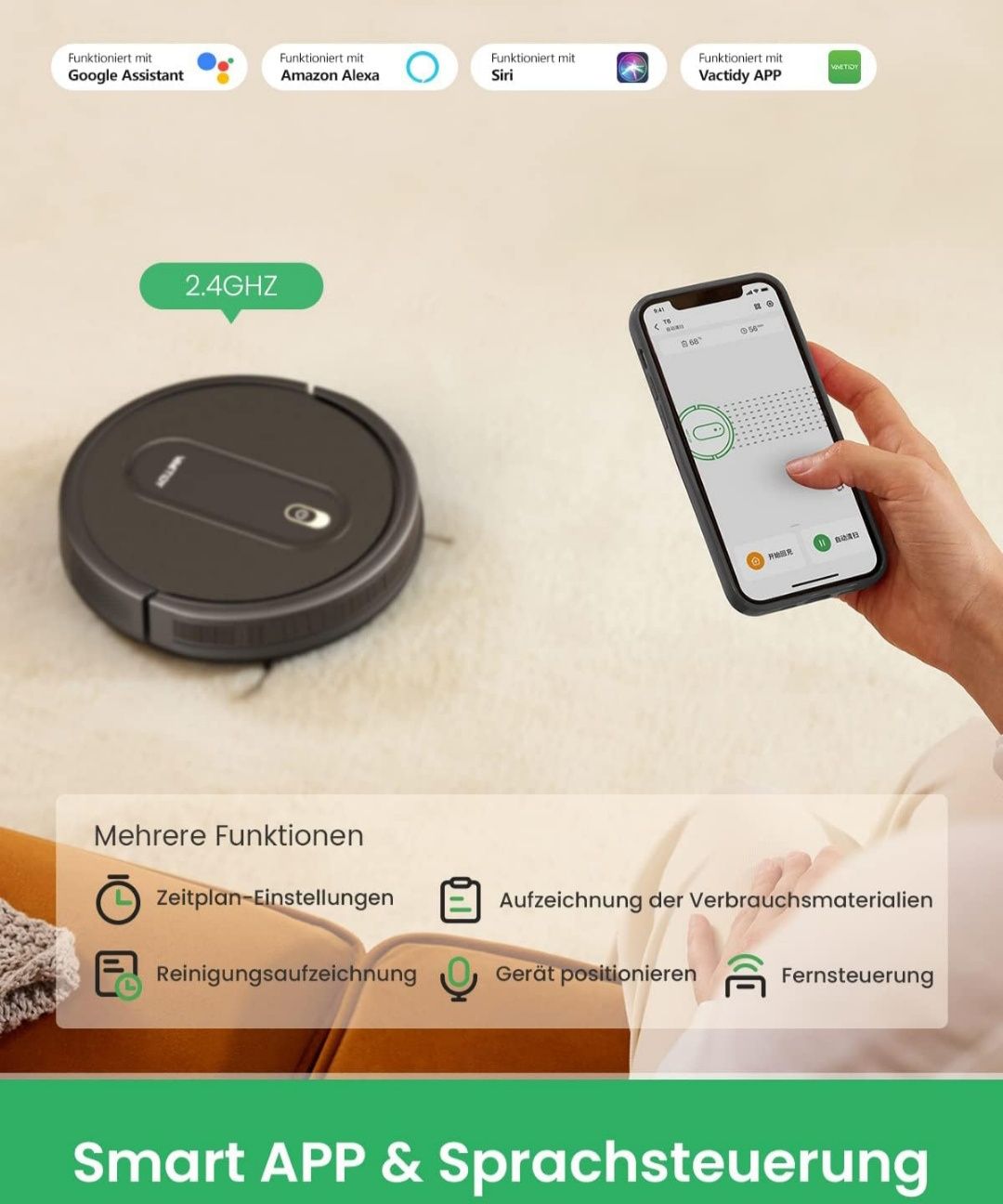 Robot sprzątający Vactidy T6
