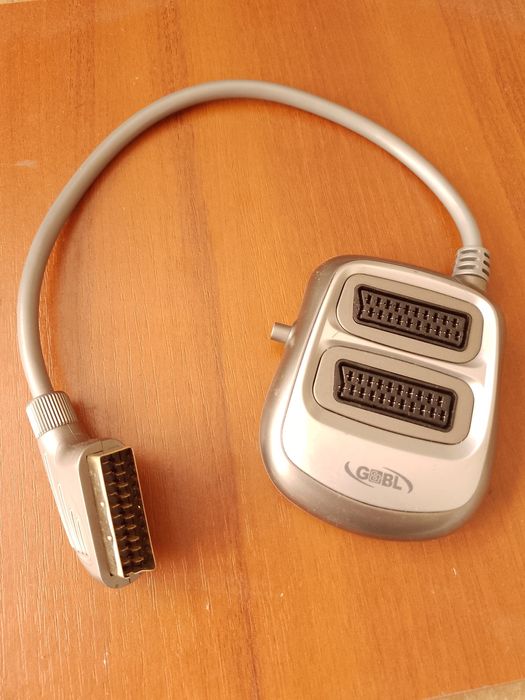 Скарт/scart сплиттер/развдвоитель переходник видео аудио сигналов