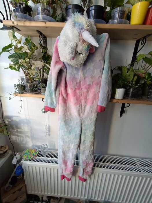 Kombinezon jednorożec, strój, przebranie  122/128