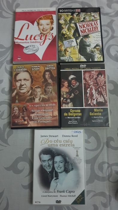 Lote 9 DVD Filmes clássicos / Historia