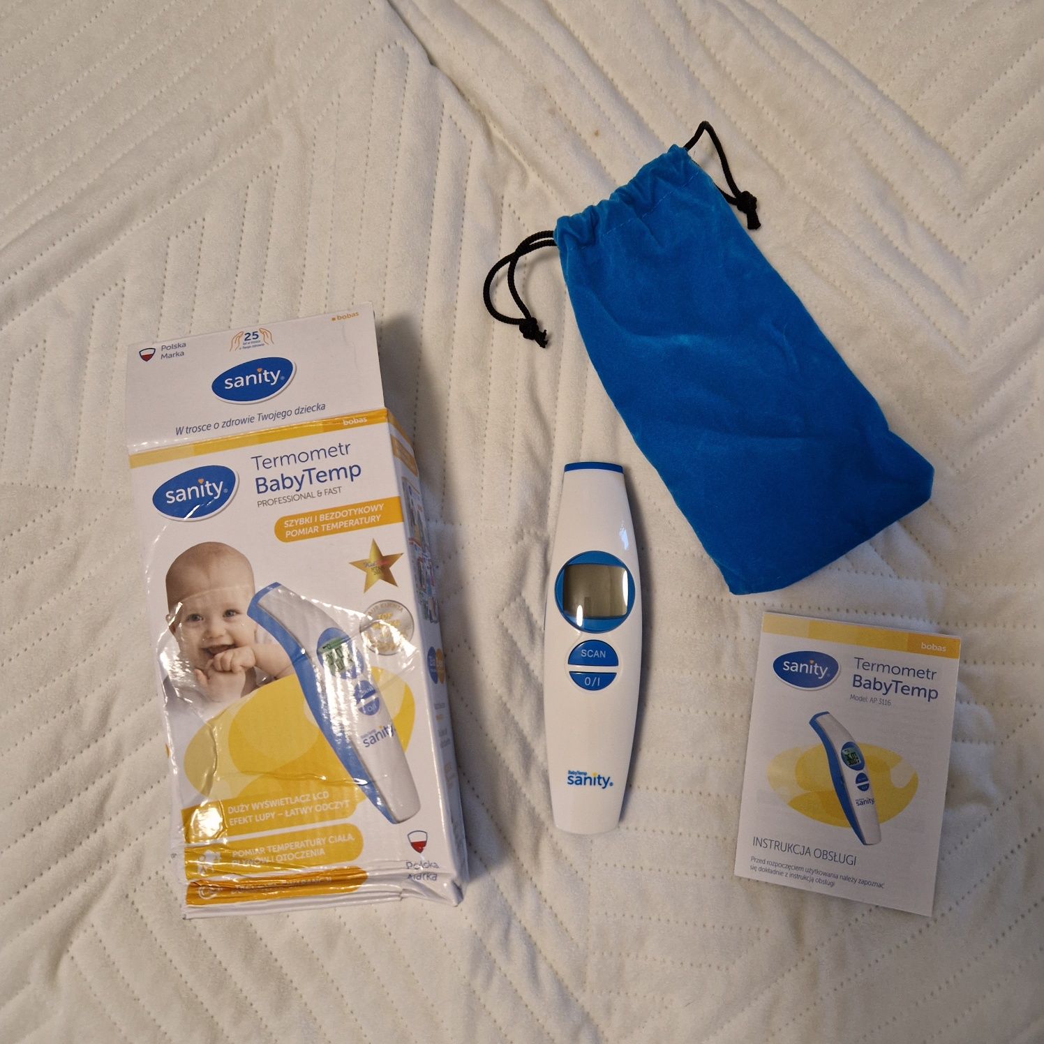 Termometr Sanity Baby Temp bezdotykowy na podczerwień