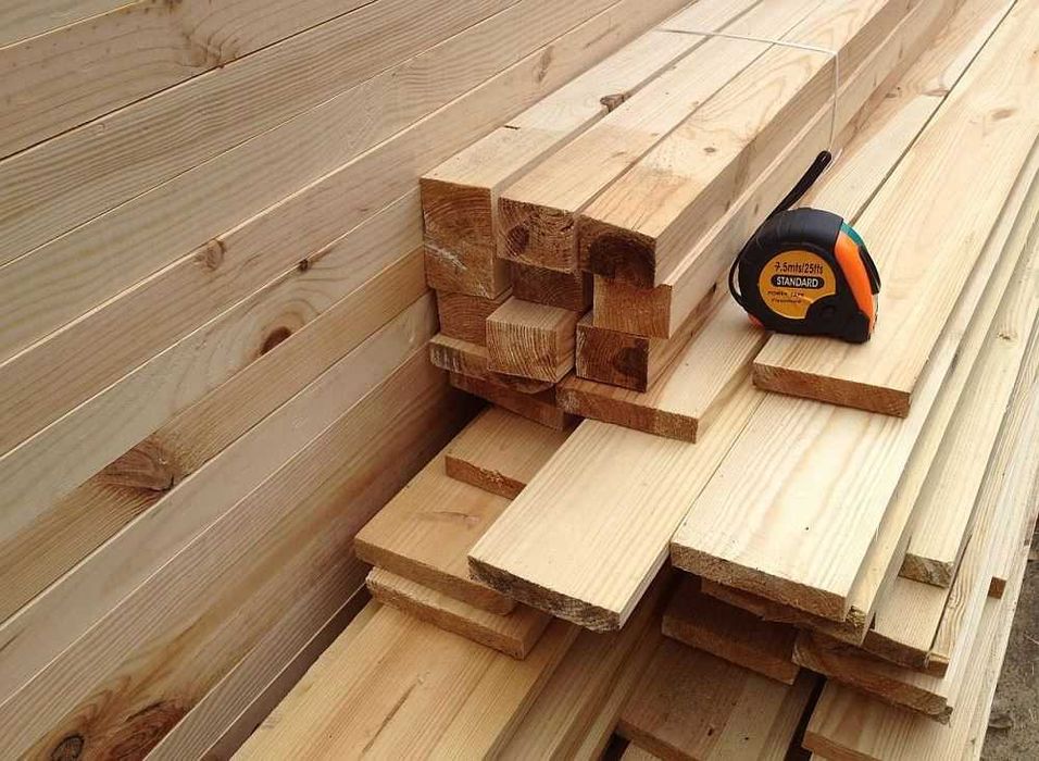 Дошка для каркасних будинків 45*90/140/190*6 та 20*110/140*6