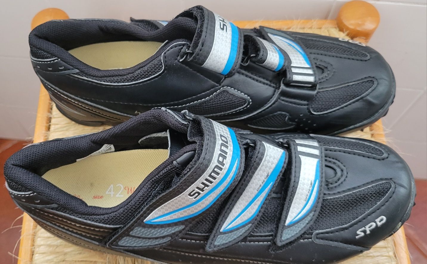 Sapatos ciclismo/ btt Shimano tam. 42