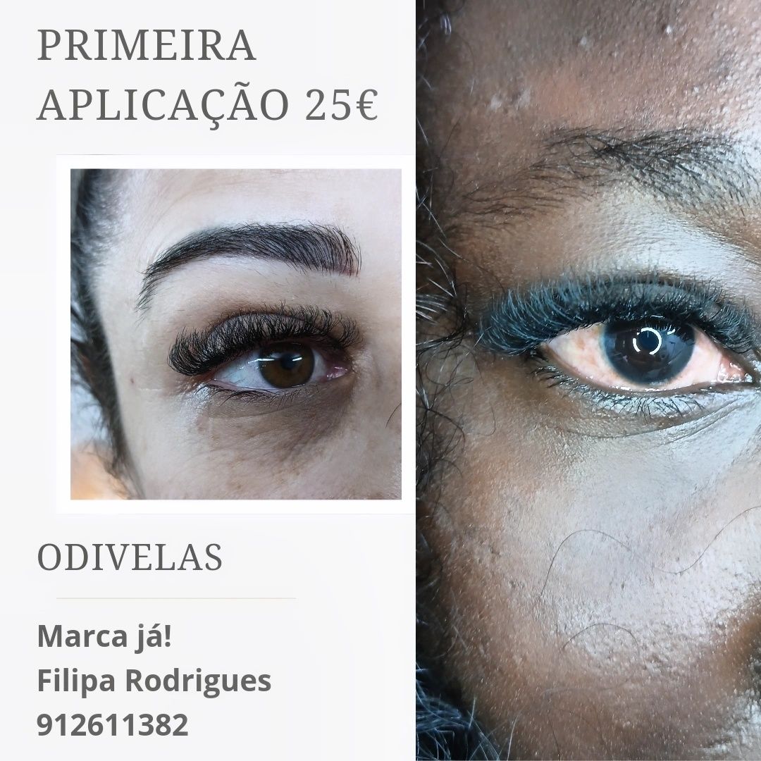 Extensão de pestanas só 30€ Lifting 25€ Odivelas