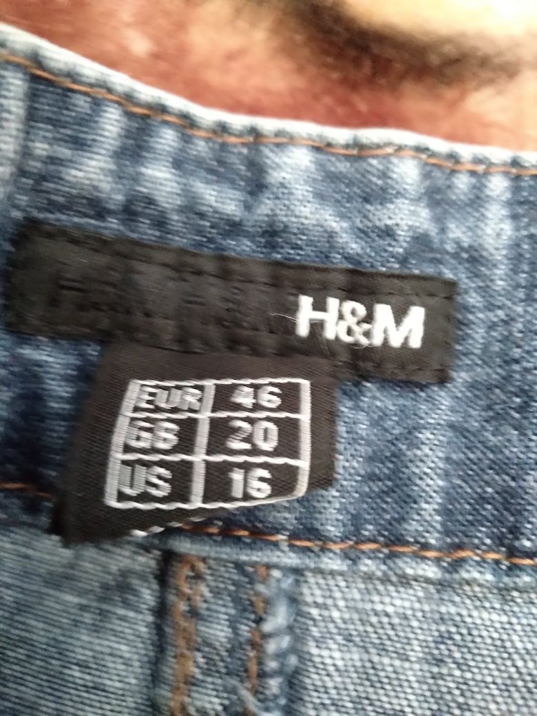 Sprzedam długą jeansową spódnice  rozm.46 Firmy H&M