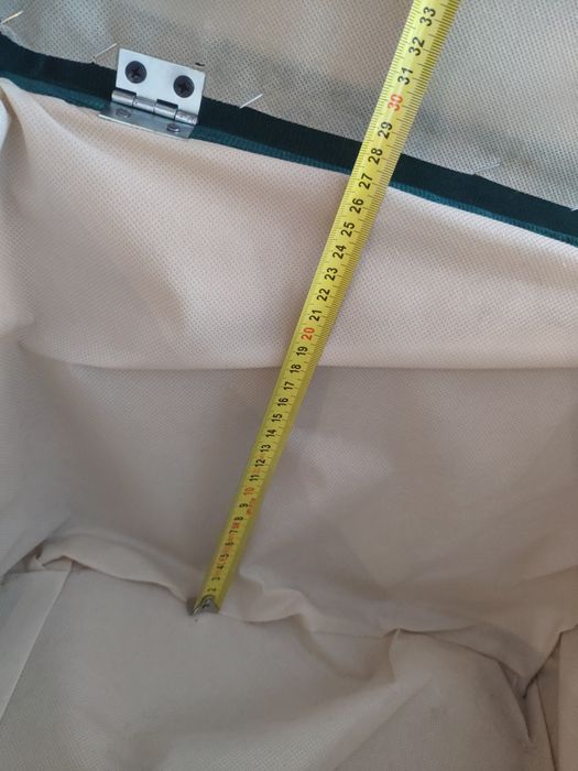 Pufa z pojemnikiem Butelkowa zieleń