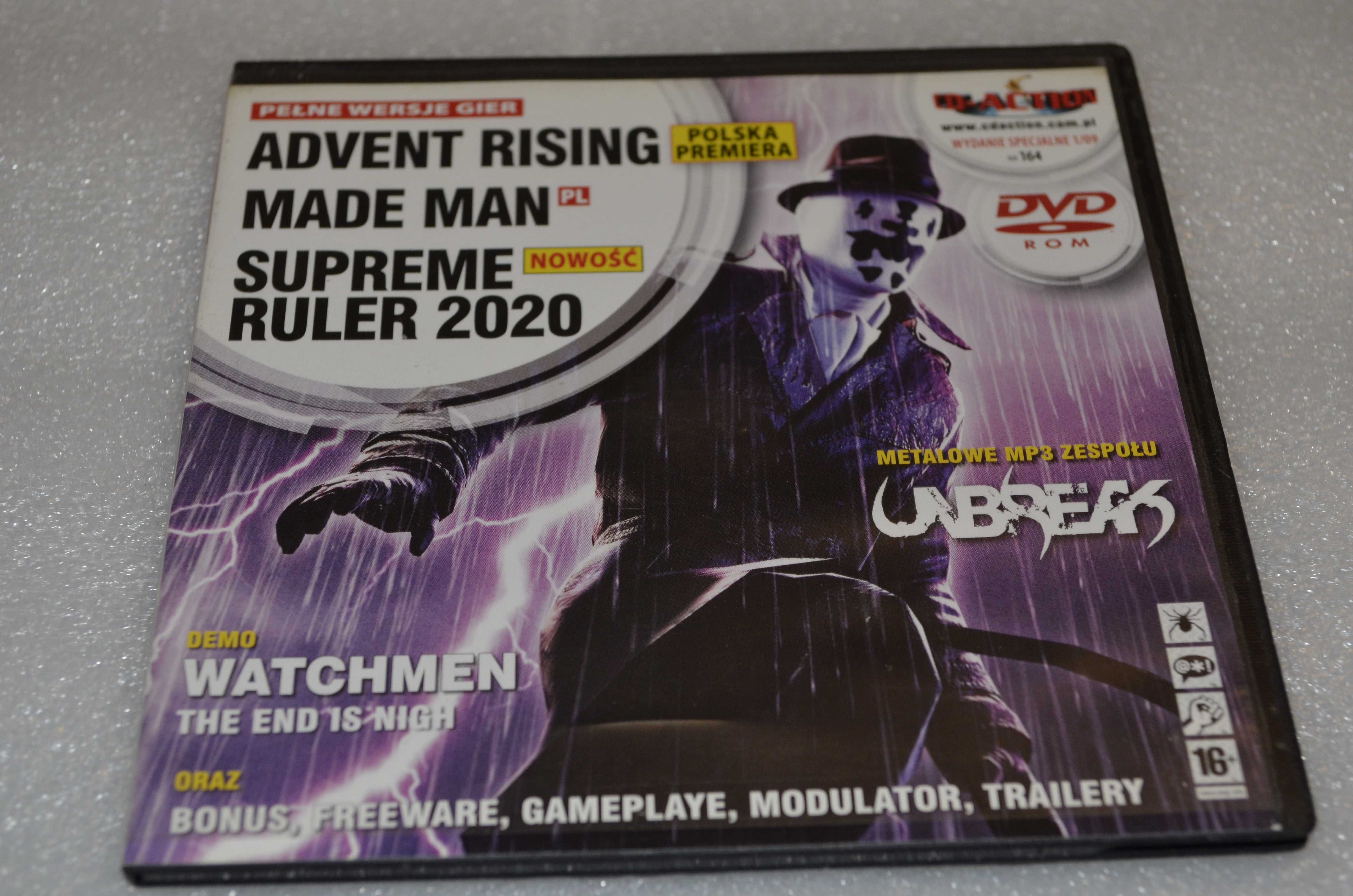 Gry CD-Action DVD nr 164: Advent Rising, Made Man PL, Supreme Ruler 20