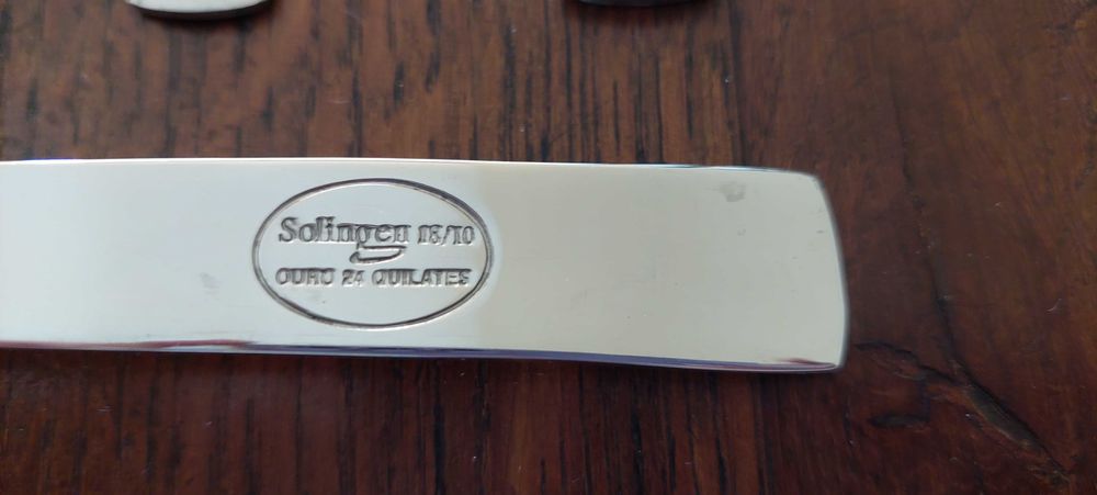 Faqueiro ouro 24K Solingen