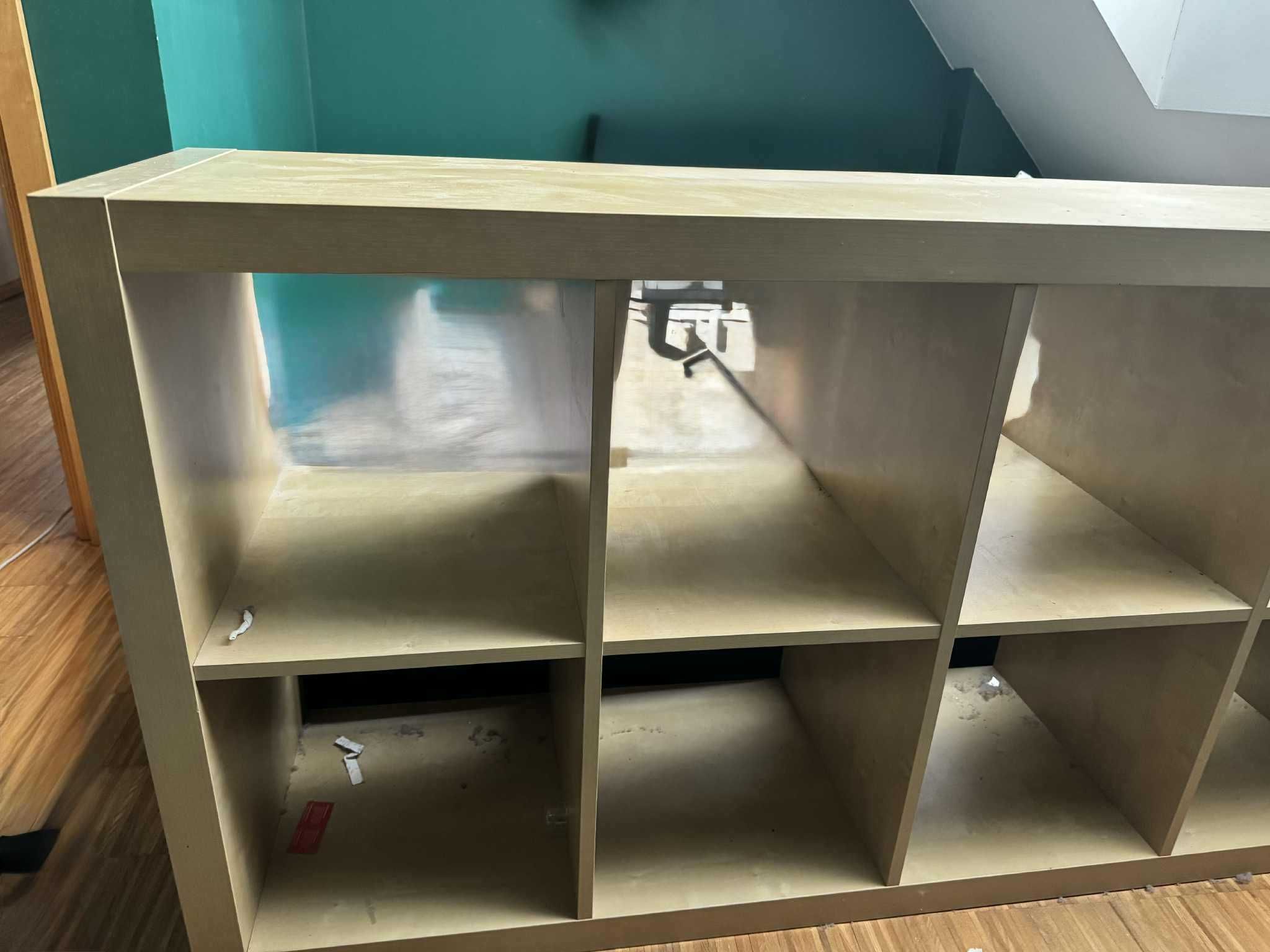 Regał w kolorze jasnobrązowym IKEA