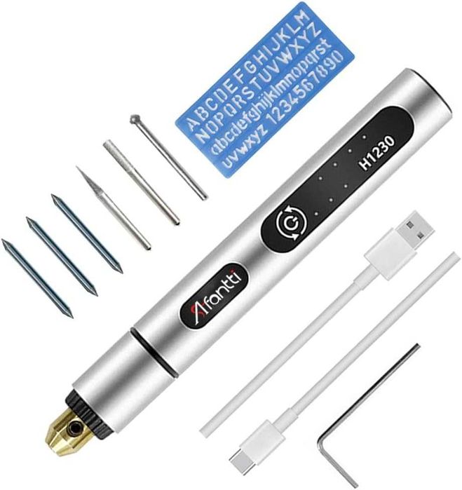 elektryczny długopis grawerujący bezprzewodowy z 3 poziomami prędkości