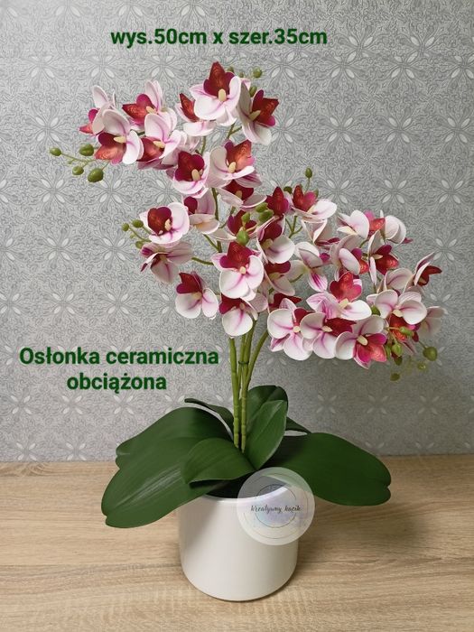 Sztuczny storczyk / Orchidea - ozdoba do domu