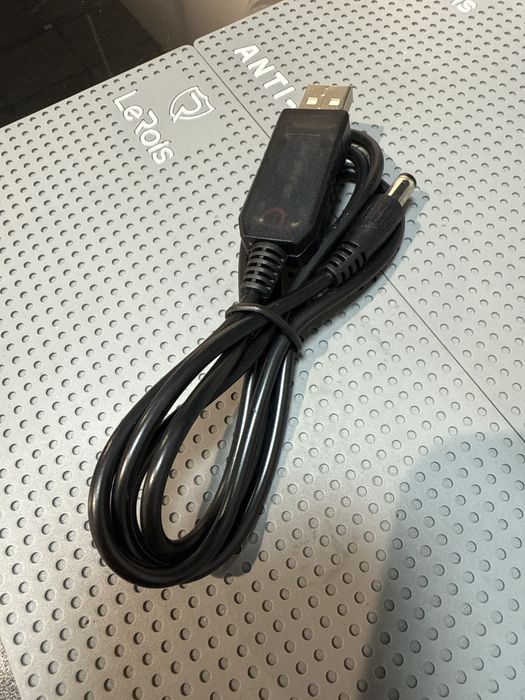 Кабель живлення роутера Wi-Fi від павербанка 9 12 v з перетворювачем